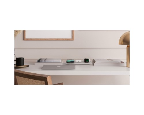 Зарядний пристрій Belkin 3in1 MagSafe, white (WIZ016VFWH)
