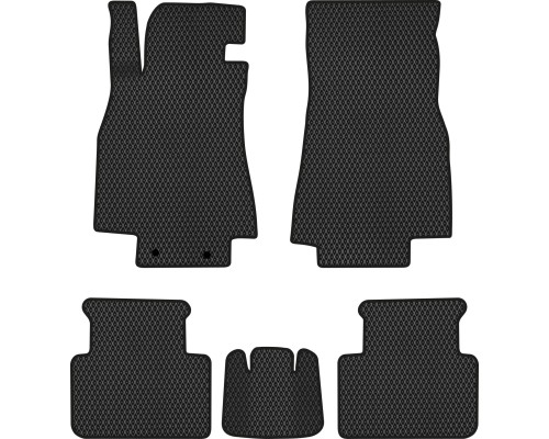 Килимок в салон EVAtech Mercedes-Benz A-Class (W169) 2004-2012 2 поко (MB4894C5MS2RBB)