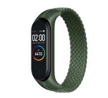 Ремінець до фітнес браслета BeCover Elastic Nylon Style для Xiaomi Mi Smart Band 5/6 (Size M) Khaki (706150)