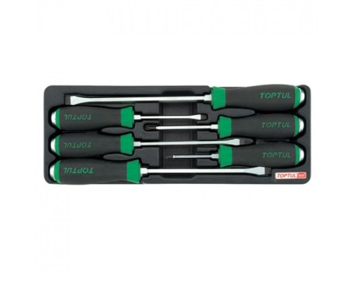 Набір викруток Toptul ударних із шестигранником 6 шт. (У ложементі) (GAAT0601)