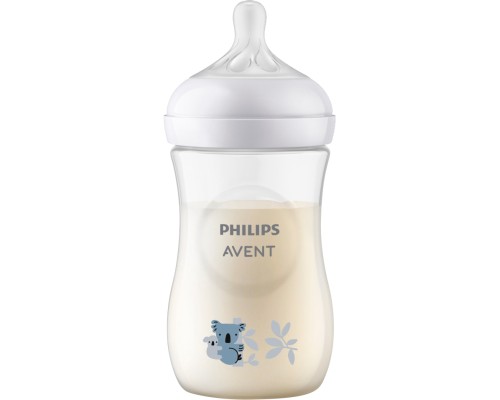 Пляшечка для годування Philips AVENT Natural Природний потік Коала 260 мл (SCY903/67) Пляшечка для годування Philips AVENT Natural Природний потік Коала 260 мл (SCY903/67)
