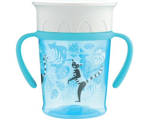 Поїльник-непроливайка Canpol babies 360 Jungle Бірюзовий 270 мл (56/504_tur)