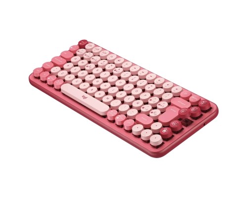 Клавіатура Logitech POP Keys Wireless Mechanical Keyboard UA Rose (920-010737)