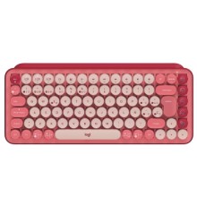 Клавіатура Logitech POP Keys Wireless Mechanical Keyboard UA Rose (920-010737)