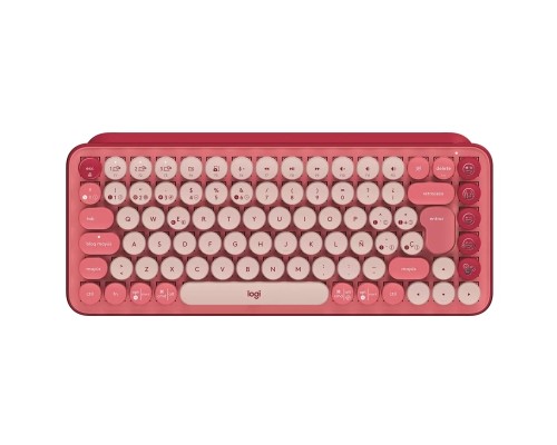 Клавіатура Logitech POP Keys Wireless Mechanical Keyboard UA Rose (920-010737)