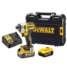 Шуруповерт DeWALT 18V XR Li-Ion, 2x5Ah, безщітковий, 205 Нм, 3250 об/хв, кейс (DCF887P2)