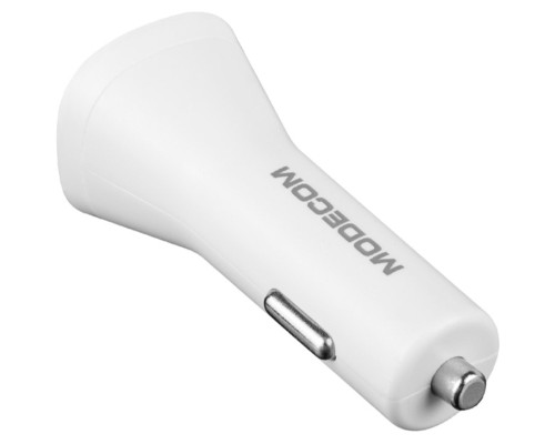 Зарядний пристрій Modecom 1xUSB 2.4A + cable Lightning Royal KULL-03 white (ZT-MC-KULL-03)