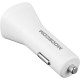 Зарядний пристрій Modecom 1xUSB 2.4A + cable Lightning Royal KULL-03 white (ZT-MC-KULL-03)