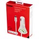 Зарядний пристрій Modecom 1xUSB 2.4A + cable Lightning Royal KULL-03 white (ZT-MC-KULL-03)