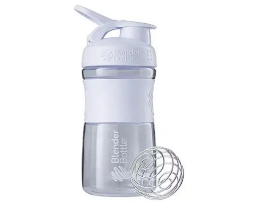 Шейкер спортивний BlenderBottle SportMixer 20oz/590ml White (SM 20oz White) Шейкер спортивний BlenderBottle SportMixer 20oz/590ml White (SM 20oz White)