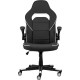 Крісло ігрове 2E Gaming Hebi Black/White (2E-GC-HEB-BKWT)