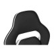 Крісло ігрове 2E Gaming Hebi Black/White (2E-GC-HEB-BKWT)