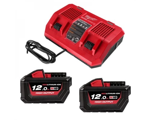 Набір акумулятор + зарядний пристрій Milwaukee Li-Ion M18 HNRGO3-122 M18 NRG Kit Outdoor IN2 (4932492935)