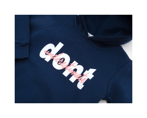 Спортивний костюм дитячий Smile флисовий (8168-982G-blue)