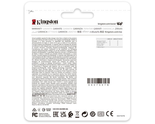 USB флеш накопичувач Kingston 2x32GB DataTraveler Exodia Black/White 2 Pieces USB 3.2 (DTX/32GB-2P)