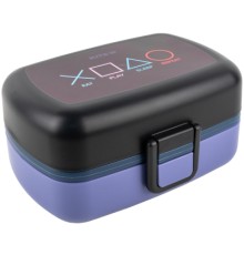 Ланч-бокс дитячий Kite з наповненням 1150 мл, чорний (K23-180-3)