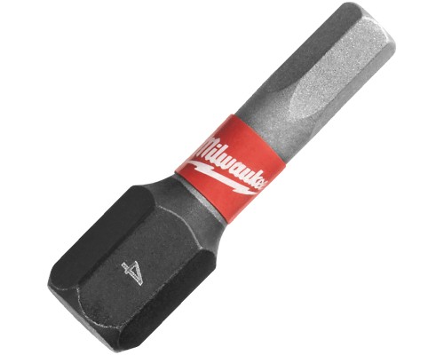 Набір біт Milwaukee SHOCKWAVE, Hex4, 25мм, 2шт (4932430895)