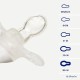 Пустушка Difrax Natural Uni, 20+ міс (UN803 Wildberry)