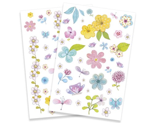 Набір для творчості Djeco Польові квіти наклейки на тіло (DJ09585)
