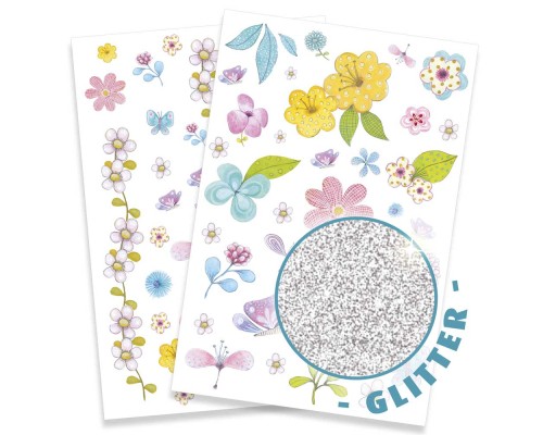 Набір для творчості Djeco Польові квіти наклейки на тіло (DJ09585)