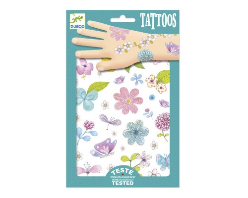 Набір для творчості Djeco Польові квіти наклейки на тіло (DJ09585)