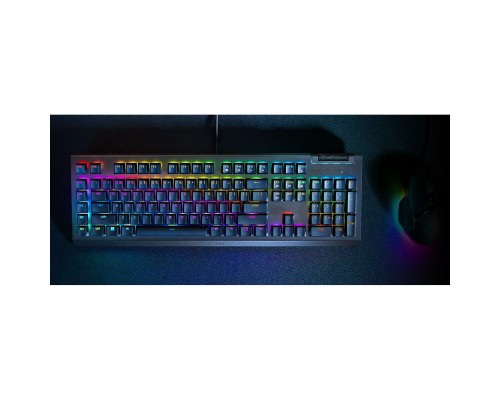 Клавіатура Razer BlackWidow V4 X Green Switch USB RU Black (RZ03-04700800-R3R1)