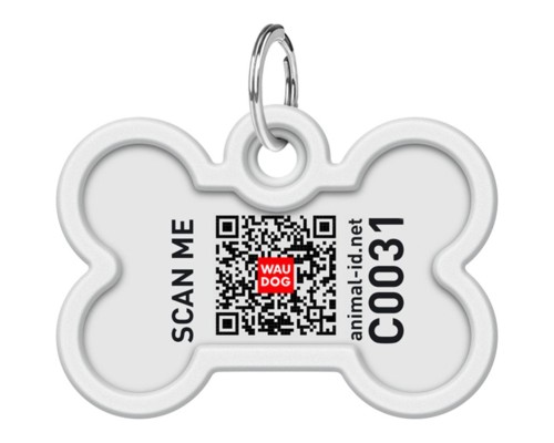 Адресник для тварин WAUDOG Smart ID з QR паспортом 