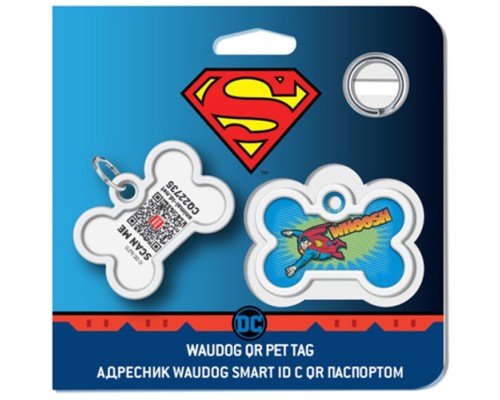 Адресник для тварин WAUDOG Smart ID з QR паспортом 