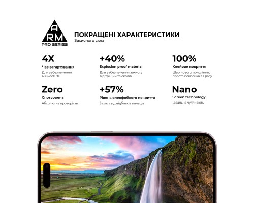 Скло захисне Armorstandart Pro Apple iPhone 15 (ARM71483)