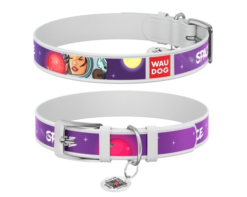 Нашийник для тварин WAUDOG Design з QR паспортом 