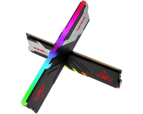 Модуль пам'яті для комп'ютера DDR5 32GB (2x16GB) 6600 MHz Viper Venom RGB Patriot (PVVR532G660C34K)
