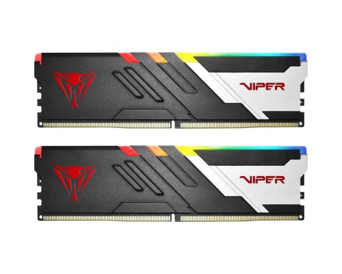 Модуль пам'яті для комп'ютера DDR5 32GB (2x16GB) 6600 MHz Viper Venom RGB Patriot (PVVR532G660C34K)