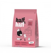 Сухий корм для кішок Half&Half для кошенят з яловичиною 300 г (4820261920925)