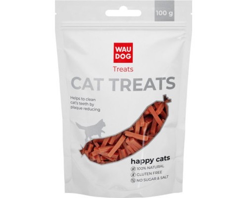 Ласощі для котів WAUDOG Treats Кролячі смужки 100 г (4441)