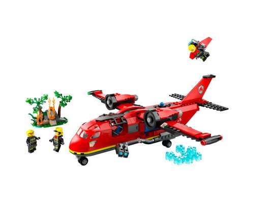 Конструктор LEGO City Пожежний рятувальний літак 478 деталей (60413)
