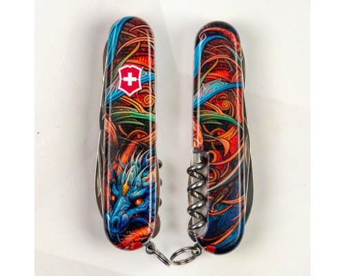 Ніж Victorinox Climber Zodiac Сапфіровий дракон (1.3703_Z3260p)