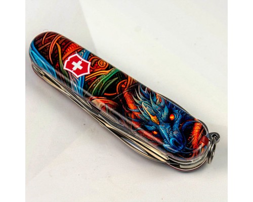 Ніж Victorinox Climber Zodiac Сапфіровий дракон (1.3703_Z3260p)