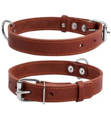 Нашийник для тварин Collar одинарний Ш 35 мм Д 48-63 см коричневий (02736)