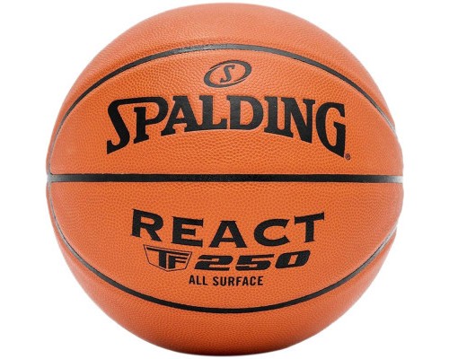М'яч баскетбольний Spalding React TF-250 помаранчевий Уні 7 76801Z (689344403823)