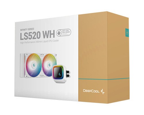 Система рідинного охолодження Deepcool LS520 White