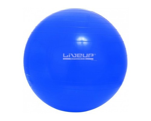 М'яч для фітнесу LiveUp Gym Ball LS3221-65b блакитний 65см (2016052700490)