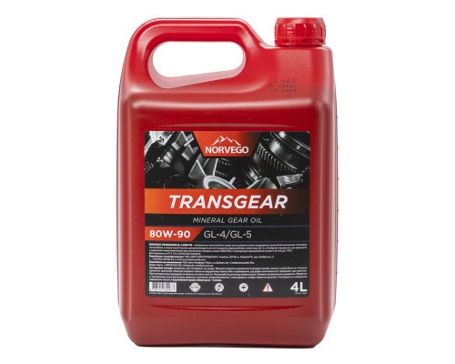 Трансмісійна олива NORVEGO TRANSGEAR 80W90 4л