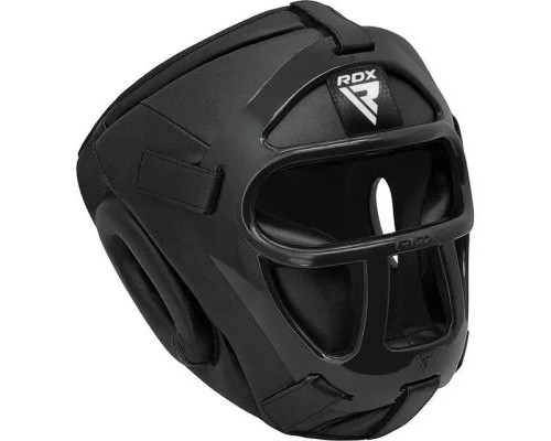 Боксерський шолом RDX T1 Grill Full Black L (HGR-T1FB-L)