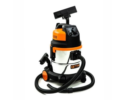 Пилосос будівельний GTM JN503 1600Вт/220В, бак 20л, сухе/вологе (JN503)