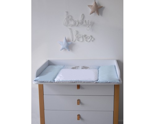 Пеленальний матрацик Верес Summer Bunny blue NEW 72х80 см (426.6.1)