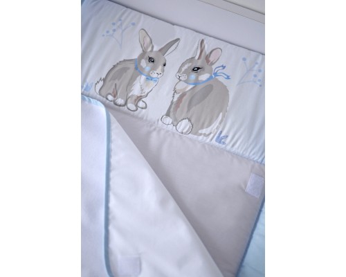 Пеленальний матрацик Верес Summer Bunny blue NEW 72х80 см (426.6.1)