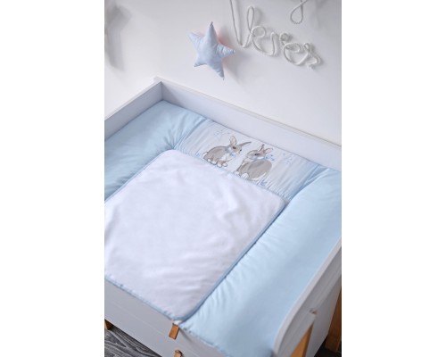 Пеленальний матрацик Верес Summer Bunny blue NEW 72х80 см (426.6.1)