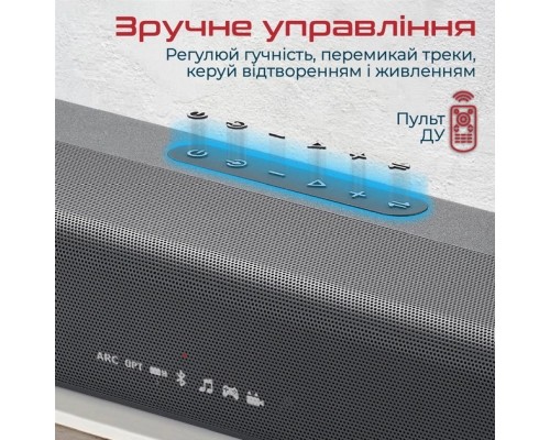 Акустична система Promate CastBar-60 Black (castbar-60.black) 