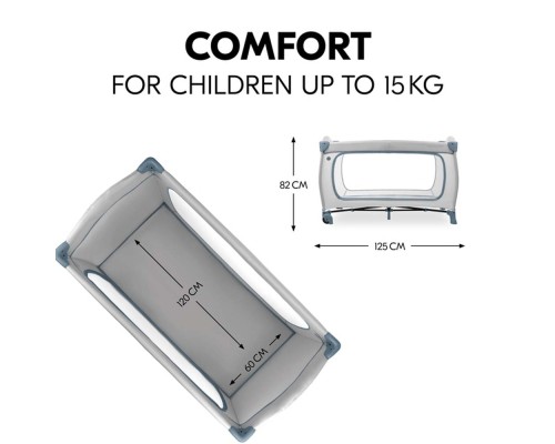 Дитячий манеж Hauck Sleep N Play Go Plus Dusty Cork (60090-0)