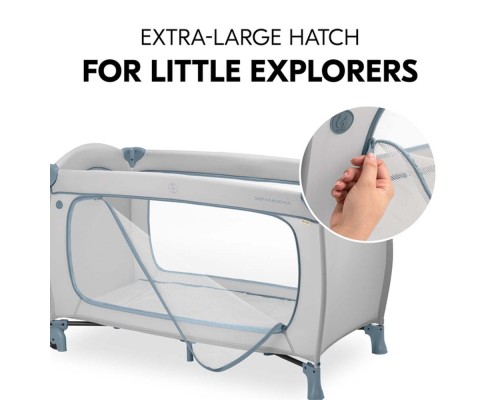 Дитячий манеж Hauck Sleep N Play Go Plus Dusty Cork (60090-0)